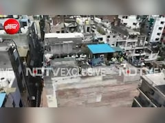 सत्य निकेतन में हादसे के बाद चलने लगे हथौड़े, ताबड़तोड़ एक्शन का वीडियो