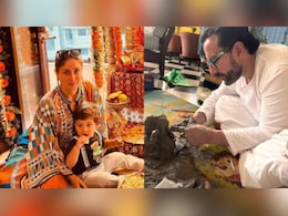 Kareena Kapoor Shares Photos Of Ganesh Idol Son Jeh Made With Dad Saif Ali Khan