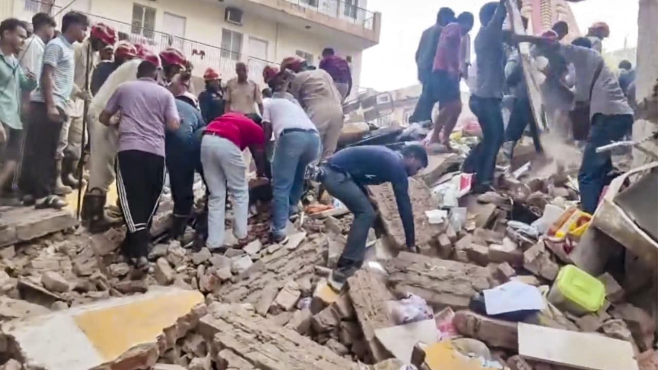 Building Collapses in Southwest Delhi, 2 Rescued; Many Feared Trapped