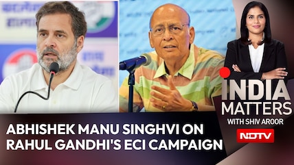 "Vote Chori Is A Real Issue": Abhishek Manu Singhvi On Rahul Gandhi's ECI Campaign