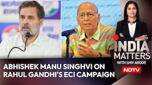 "Vote Chori Is A Real Issue": Abhishek Manu Singhvi On Rahul Gandhi's ECI Campaign