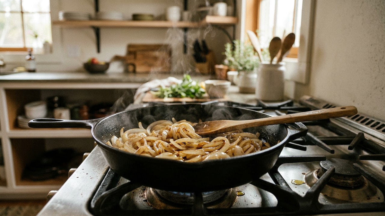 I Tried 4 Ways To Cook Onions With Less Oil, One Worked Best