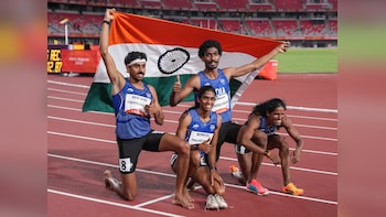 Asian Games 2026: India Win Silver In Mixed 4x400m Relay After Stunning Fightback