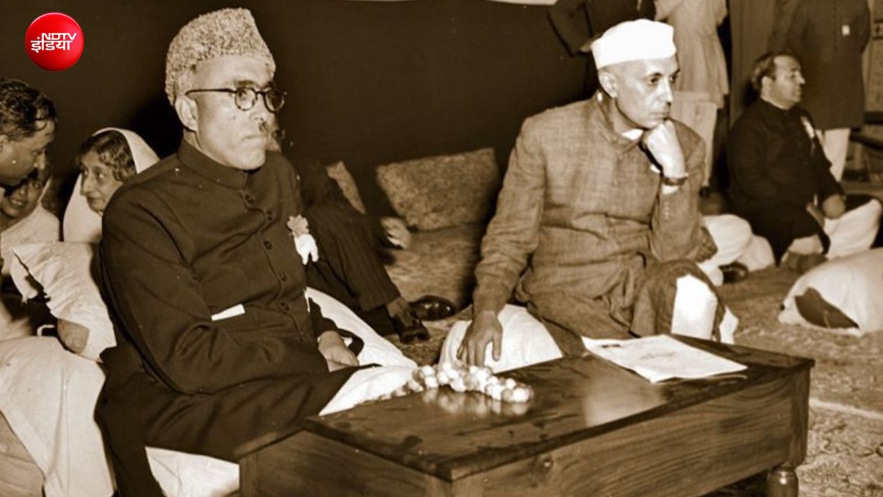 जवाहर लाल नेहरू और शेख अब्दुल्ला