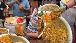 Chicken Leg Piece In Jhalmuri? Viral Video Shows Unique Street Food From Bangladesh
