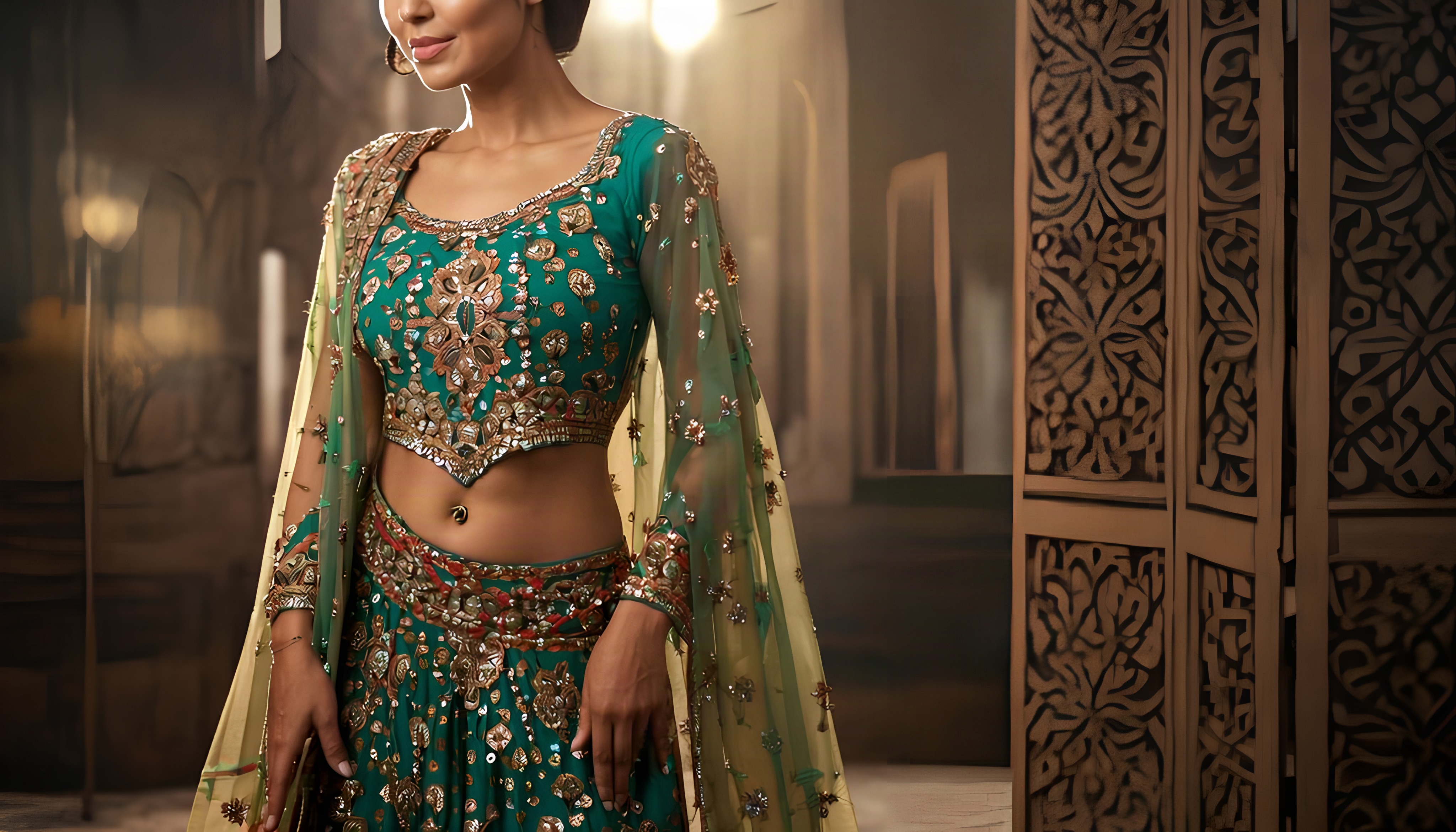 Top 5 Fusion Lehengas Redefining Navratri Style 