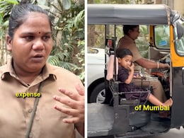 3 साल की बच्ची को बगल में बैठाकर ऑटो चला रही मां, बोली- बेटी को IPS बनाना है