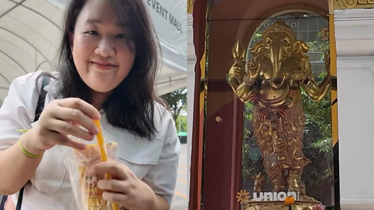 Thai Creator Reveals Why Devotees Offer Boba Tea To Lord Ganesha In Bangkok