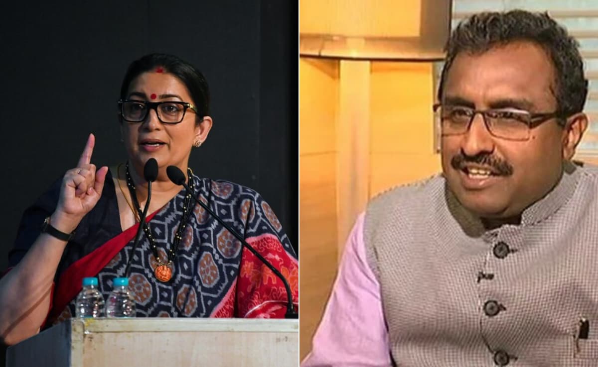 BJP reshuffles state in-charges; Smriti Irani assigned Haryana, Ram Madhav Tamil Nadu