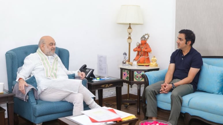 क्रिकेट के 'गंभीर' और राजनीति के 'शाह', मुलाकात की तस्वीरें हुईं वायरल, मिला खास मार्गदर्शन!