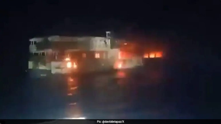 Deadly Tragedy: Five Killed, Over 80 Missing After Fire Breaks Out On Ferry In Philippines