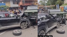 Indian Army's Mahindra Armado Collides With Hyundai Exter In Viral Video
