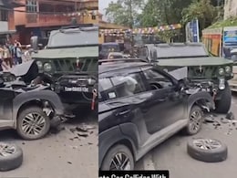 Indian Army's Mahindra Armado Collides With Hyundai Exter In Viral Video