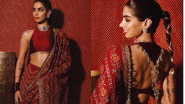 Khushi Kapoor Serves Festive Glamour In A Manish Malhotra Saree And 25-Carat Emerald Choker