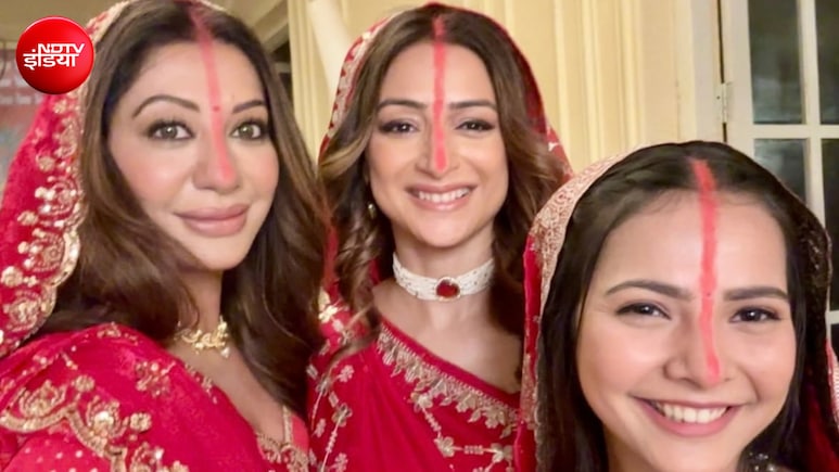 &lsquo;क्योंकि सास भी कभी बहू थी 2&rsquo; में छठ पूजा की धूम, लाल साड़ी-सिंदूर में सजीं तुलसी की बहुएं