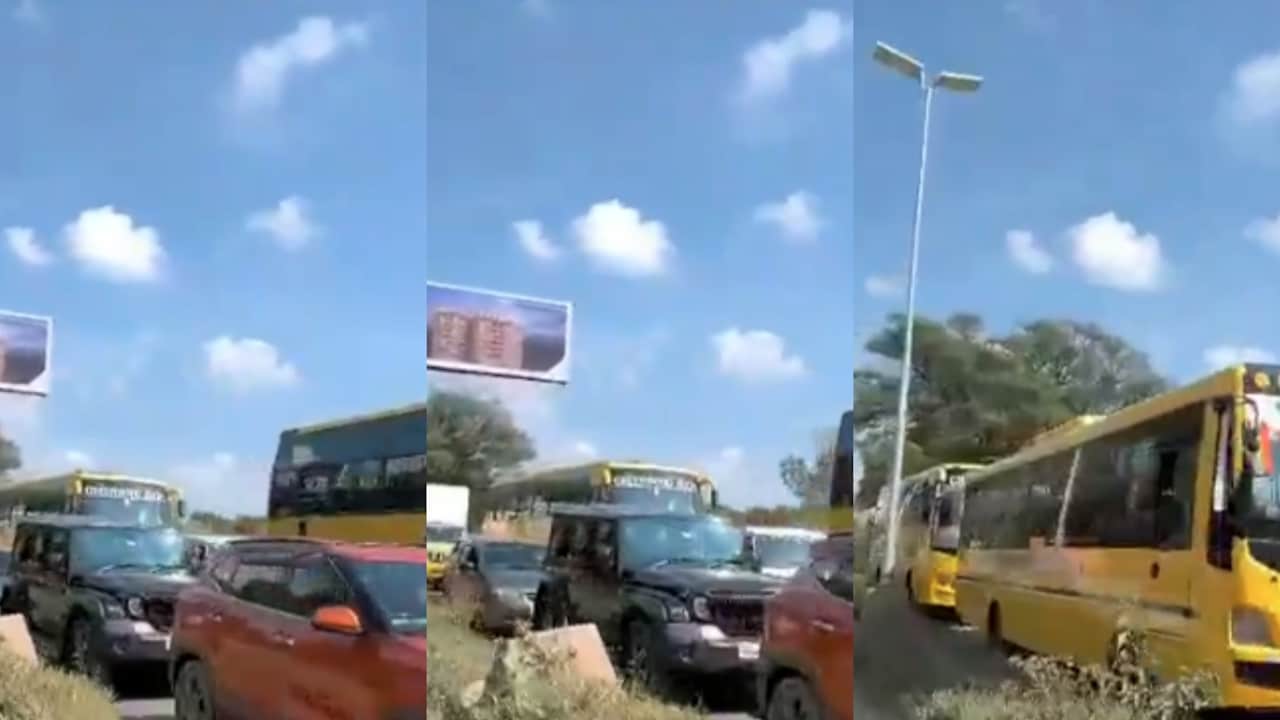 बेंगलुरु में ट्रैफिक का बुरा हाल, स्कूल आने-जाने में 7 घंटे सड़क पर फंसे रहे बच्चे, 5 कमी. जाने में लग रहे 2 घंटे