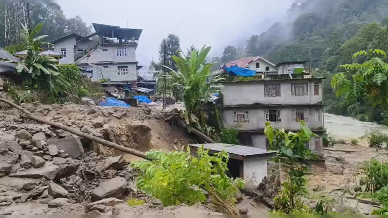 Several Houses At Risk As Fresh Landslides Hit Sikkim's Rimbi Village