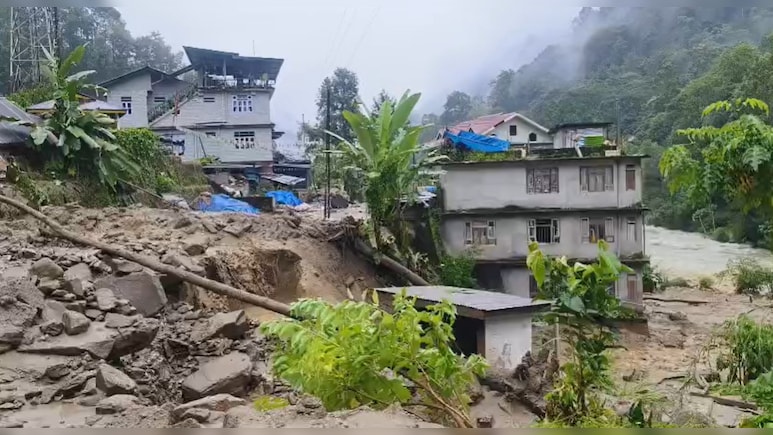 Several Houses At Risk As Fresh Landslides Hit Sikkim's Rimbi Village