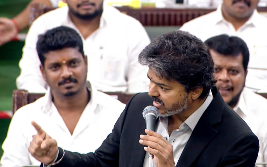 Vijay, speaking in Tamil Nadu Assembly, cautions against using derogatory language against women 