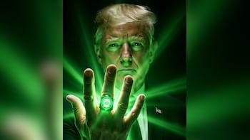 Donald Trump As Green Lantern? White House AI Video Sparks Mockery