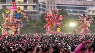 Mumbai Bids Grand Farewell To 'Ganpati Bappa'; Over 16,000 Idols Immersed On Final Day