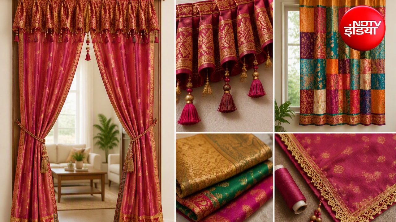 DIY Curtains: साड़ी हो गई पुरानी? बना डालें घर के लिए खूबसूरत पर्दे, देखकर हर कोई करेगा तारीफ