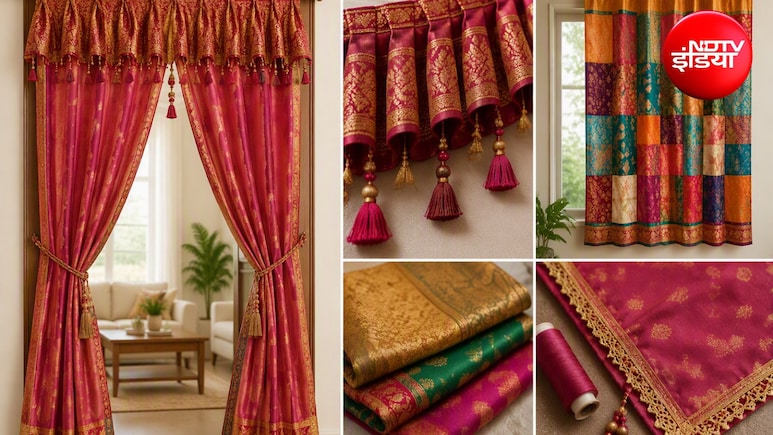 DIY Curtains: साड़ी हो गई पुरानी? बना डालें घर के लिए खूबसूरत पर्दे, देखकर हर कोई करेगा तारीफ