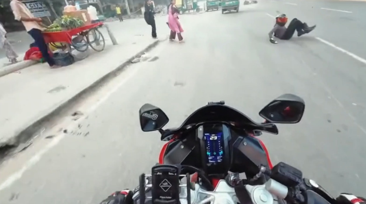 "She Didn't Stop, He Hit Her Bike": Rider Posts New Gurugram Hit-And-Run Clip
