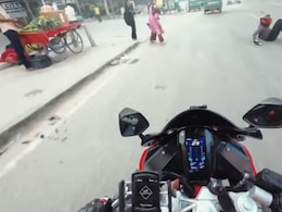 "She Didn't Stop, He Hit Her Bike": Rider Posts New Gurugram Hit-And-Run Clip