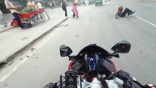"She Didn't Stop, He Hit Her Bike": Rider Posts New Gurugram Hit-And-Run Clip