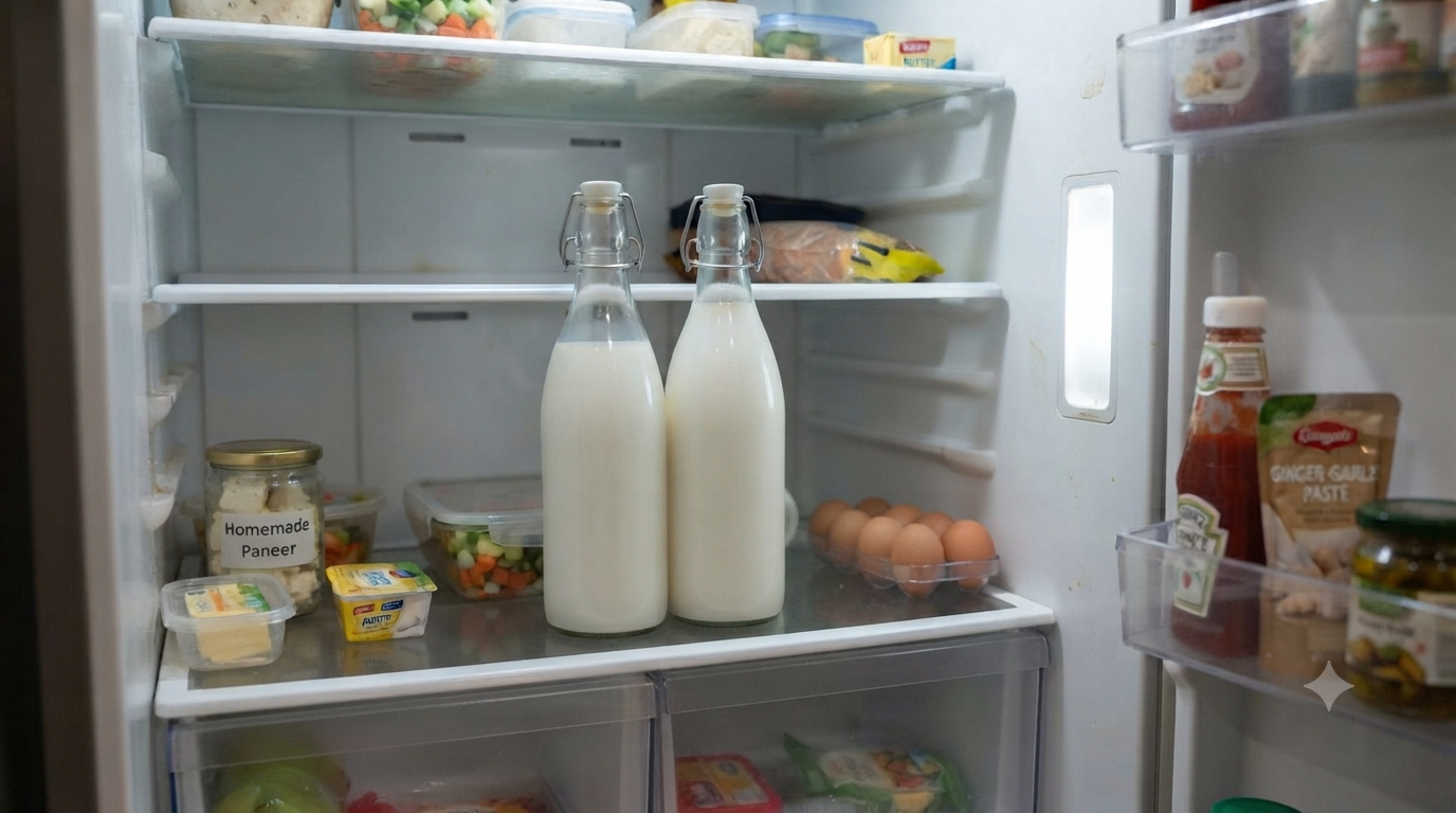 How To Store Milk Correctly In The Fridge To Keep It Fresh Longer