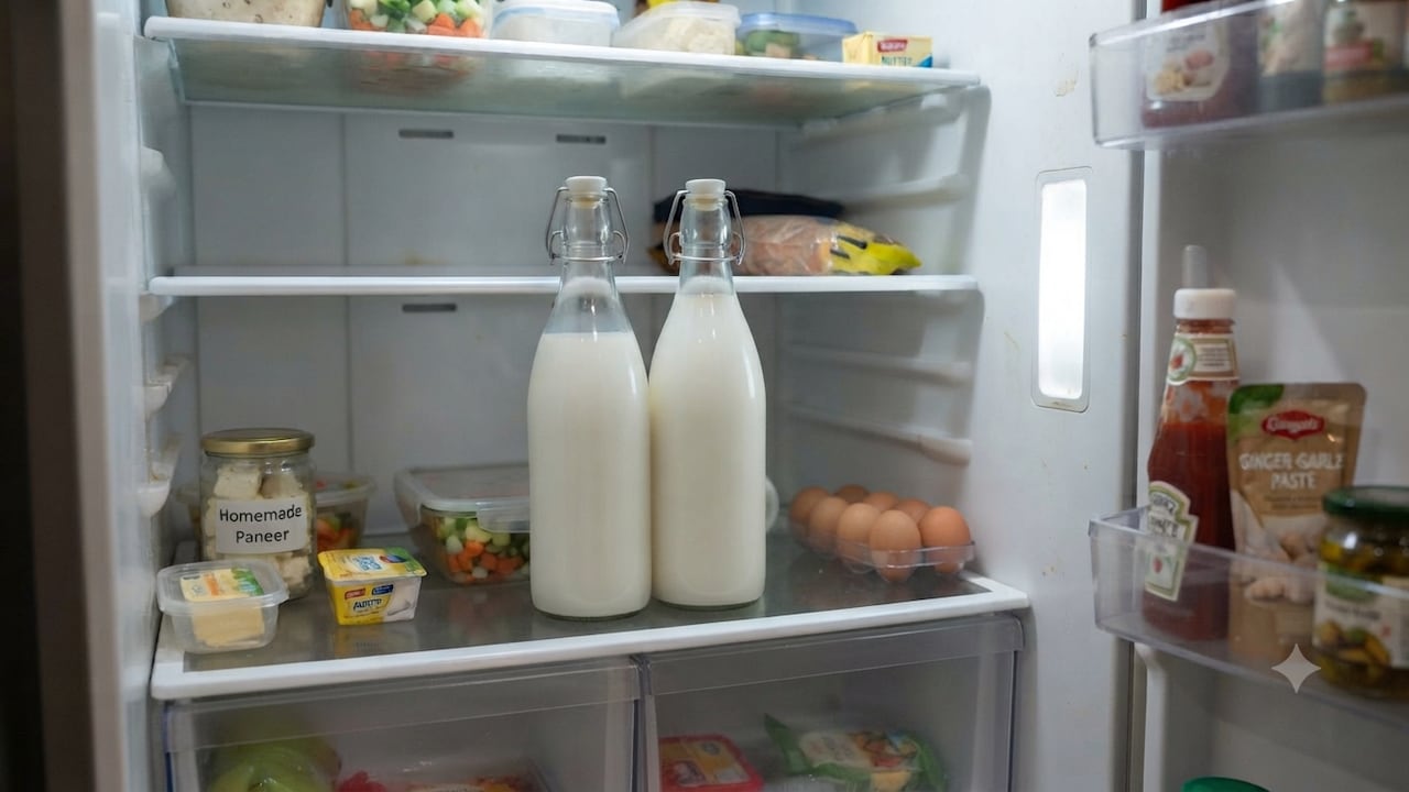 How To Store Milk Correctly In The Fridge To Keep It Fresh Longer