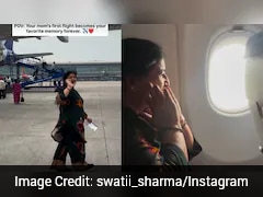 Woman Captures Mother's First Flight Journey, Calls It 