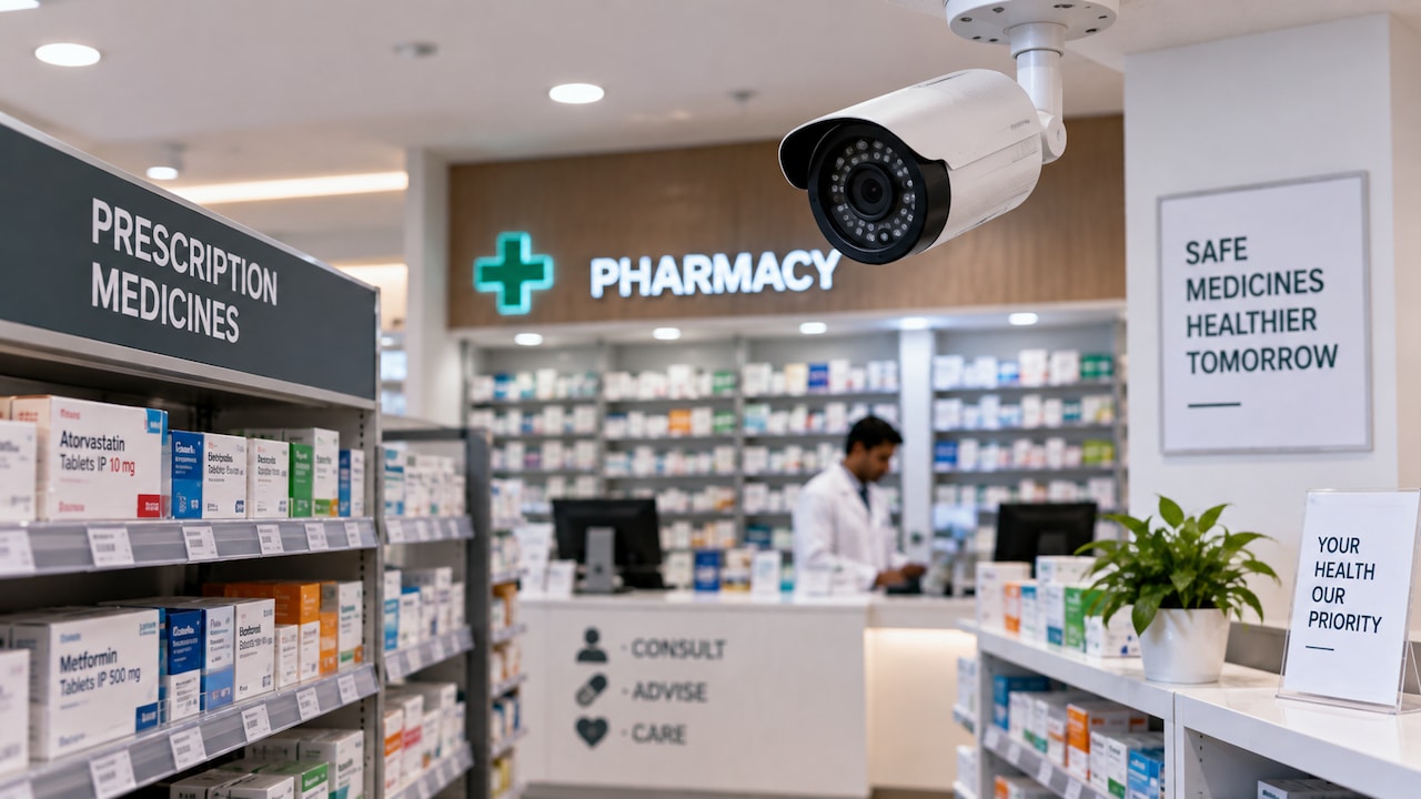 Prescription Sales Under The Lens: Govt Drafts CCTV Mandate For Medical Stores