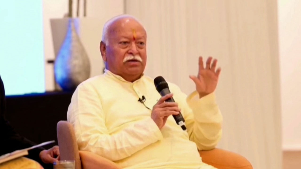"Live And Let Live": Mohan Bhagwat's Message To A Troubled World
