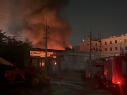 Video: 8 Luxury Cars Burnt As Fire Breaks Out At Mercedes Workshop In Jaipur