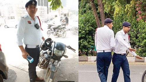 70 हजार की बाइक, 10 लाख से ज्यादा का जुर्माना, गुरुग्राम में फिर पकड़ी गई 'महा-चालान' वाली बाइक