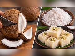 कच्चे नारियल से बनाएं हलवाई जैसी मखमली और दानेदार बर्फी, जानें नारियल छीलने का सीक्रेट तरीका