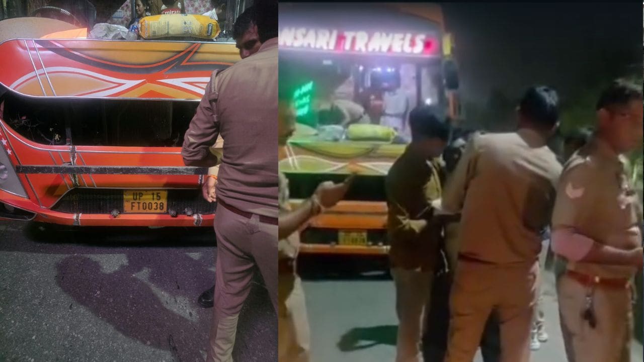 दिल्ली-मेरठ एक्सप्रेसवे पर टूरिस्ट बस पर ताबड़तोड़ फायरिंग,दो घायल, वीडियो आया सामने