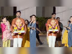 Alia Bhatt, Ranbir Kapoor Celebrate Ganpati At New Bungalow With Daughter Raha, Neetu Kapoor