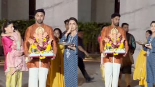 Alia Bhatt, Ranbir Kapoor Celebrate Ganpati At New Bungalow With Daughter Raha, Neetu Kapoor