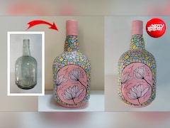 DIY With Old Monk Bottle Art: घर में पड़ी खाली Old Monk Bottle आएगी काम, ऐसे बनाएं यूनिक और महंगा दिखने वाला शोपीस