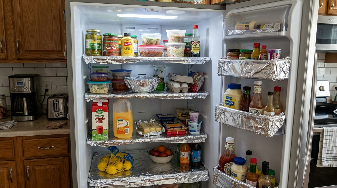 How This Simple Aluminium Hack Can Keep Your Refrigerator Clean
