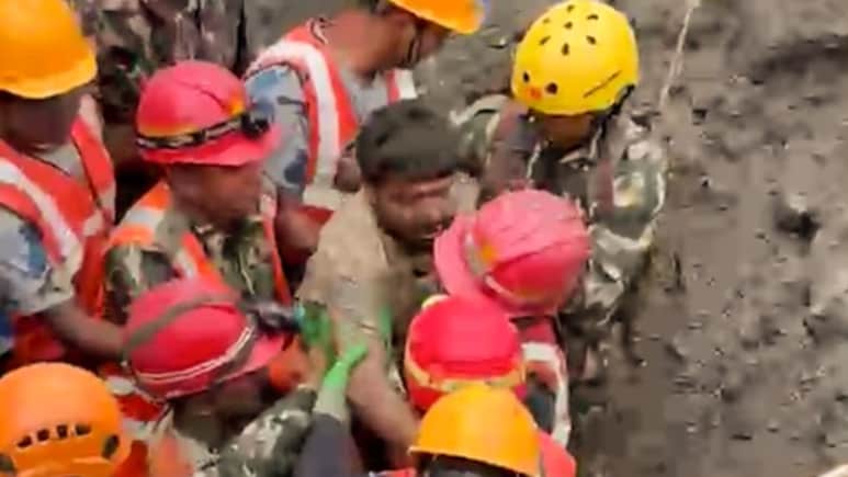 "Kept Chanting <i>Mahamantra </i>": Nepal Tunnel Worker On Rescue After 9 Days