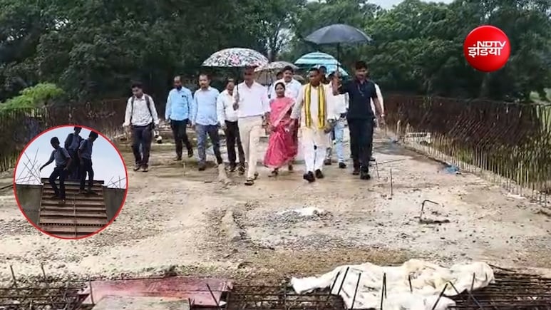 पैरी नदी पर जल्&zwj;द शुरू होगा पुल का काम, 20 फीट की सीढ़ी की नहीं पड़ेगी जरूरत, कलेक्टर ने दी चेतावनी