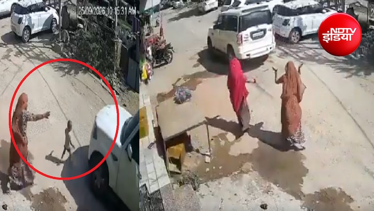 मां के सामने 3 साल के मासूम को स्कॉर्पियो ने कुचला, 10 फीट तक घसीटा; CCTV में कैद हुआ सांचौर का दर्दनाक हादसा