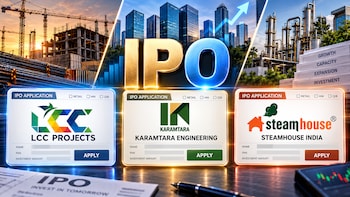 LCC Projects vs Karamtara Engineering vs Steamhouse India IPO GMP Today: Day 3 Subscription, Listing Gain