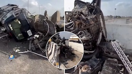 Video: Land Rover Discovery Splits Into Half After Hitting Bull In Gujarat, 2 Dead