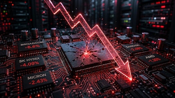 Chip Stocks Slide Up To 7% As Broadcom's AI Forecast Fails To Impress Investors