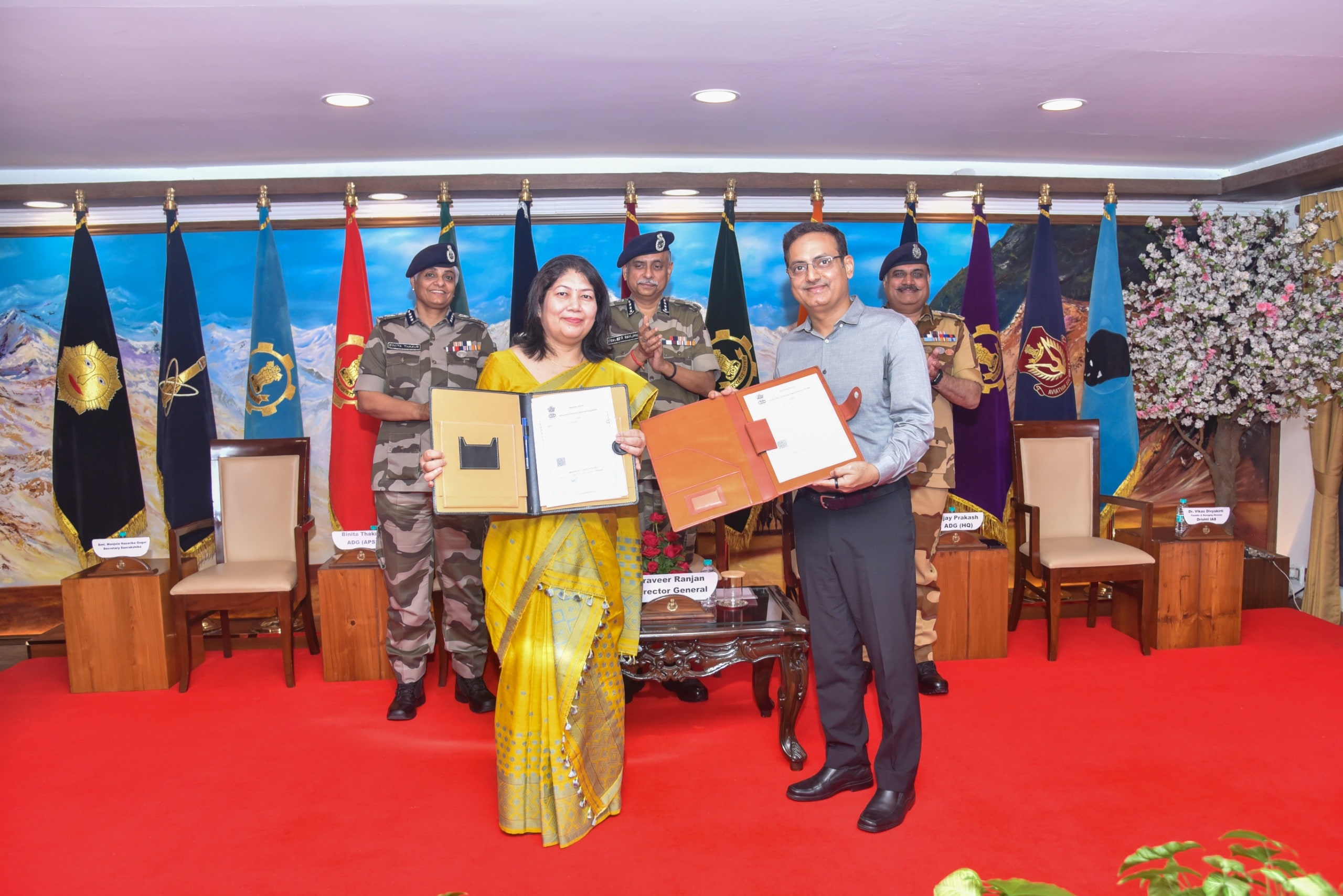 cisf sanrakshika mou drishti ias coaching concession divyang wards